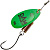 Блесна EFFZETT SPINNER SINGLEHOOK 6G - GREEN