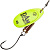 Блесна EFFZETT SPINNER SINGLEHOOK 4G - YELLOW